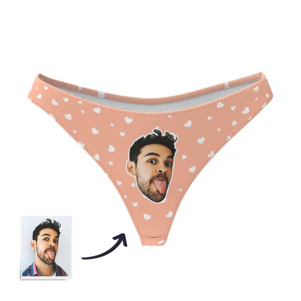 Sweet Heart - Women's Popular Custom Face Thong Pantie Underwear
