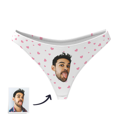 Custom Face Thong Panties | Personalised Women's Underwear