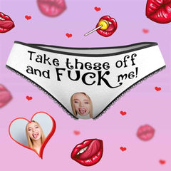 Custom Panties Face Panties Personalized Valentines Day Gifts