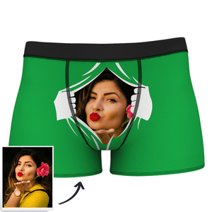 MEN'S FACE ON TEARING CUSTOM BOXER SHORTS