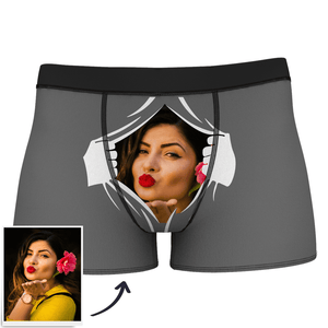 MEN'S FACE ON TEARING CUSTOM BOXER SHORTS