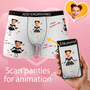 Custom Photo Boxer Shorts for Men | Personalised Heart Face Underwear | Couple Gifts with AR View