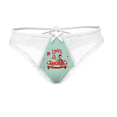 Custom Wedding Face Underwear Custom Lace Thong Wedding Gifts
