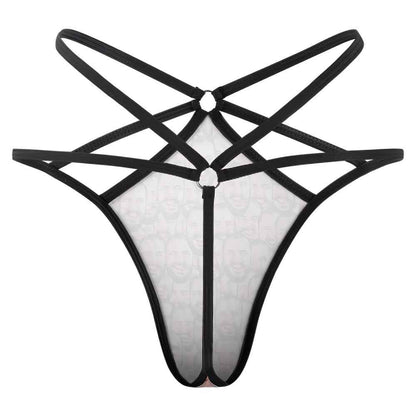 Custom Face Thong Boyfriend Multi Face Funny Sexy Photo Thongs
