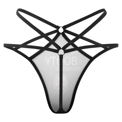 Custom Face Thong Personalized Belongs To Me Women's Funny Sexy Thongs