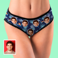 Personalised Photo Underwear | Bird of Paradise Women's Boxers | Unique Gift for Her