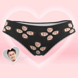 Custom Face Underwear for Her Personalized Multiple Color Women's Classic Thongs Lingerie Valentine Gift for Her