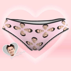 Custom Face Underwear for Her Personalized Multiple Color Women's Classic Thongs Lingerie Valentine Gift for Her
