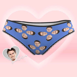 Custom Face Underwear for Her Personalized Multiple Color Women's Classic Thongs Lingerie Valentine Gift for Her
