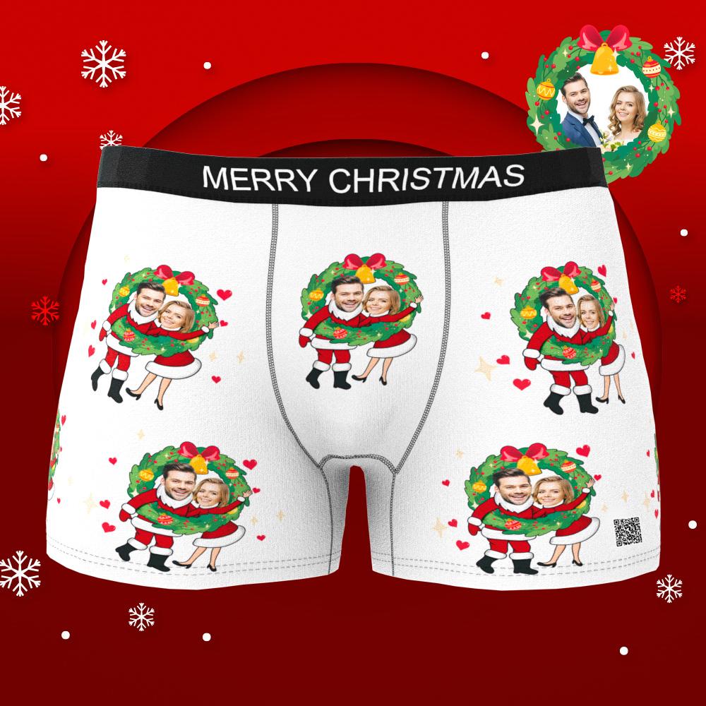 Size guide graphic for personalised boxers and panties — measurements to ensure the correct fit for your custom Christmas gift