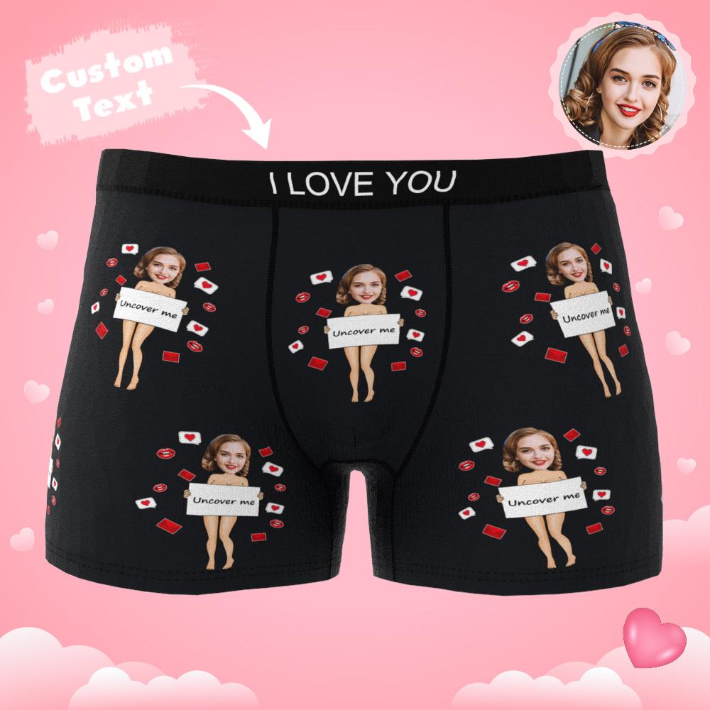 Close-up of fabric texture: 100% polyester fleece finish on personalised photo boxer for smooth, comfortable wear