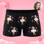Print and fabric detail highlighting fade-resistant, vibrant colours on personalised men's underwear