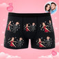 Side view of Custom Face Boxer Briefs showing wraparound print and comfortable fit for everyday wear