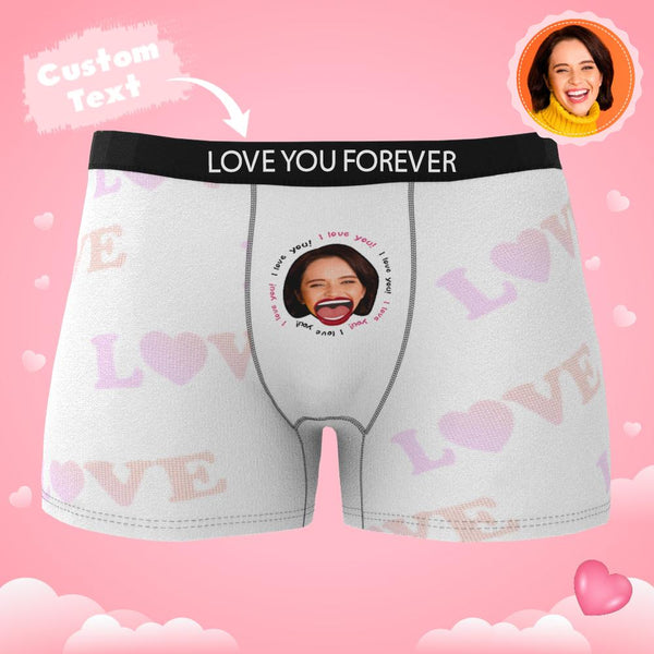 Custom Photo Boxer Shorts with AR Effect | Personalised Men's Underwear Gift