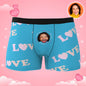 Detail shot of personalised boxer print showing crisp facial crop and vibrant dyes – ideal personalised photo gift