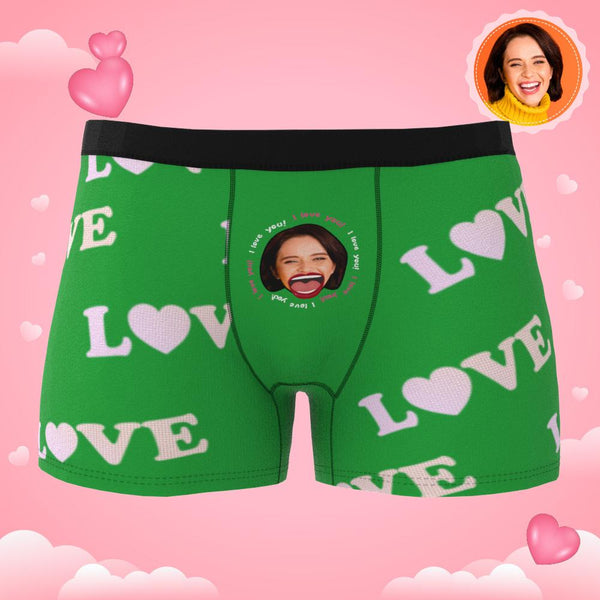 Custom Photo Boxer Shorts with AR Effect | Personalised Men's Underwear Gift