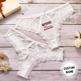 Personalized Panties Custom Name Lace Panties Gifts for Wife