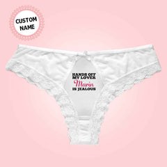 Personalized Panties Custom Name Lace Panties Gifts for Wife