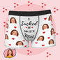 Personalised Funny Face Boxers with Custom Waistband Text — 'It's Mine' AR View Gift for Him