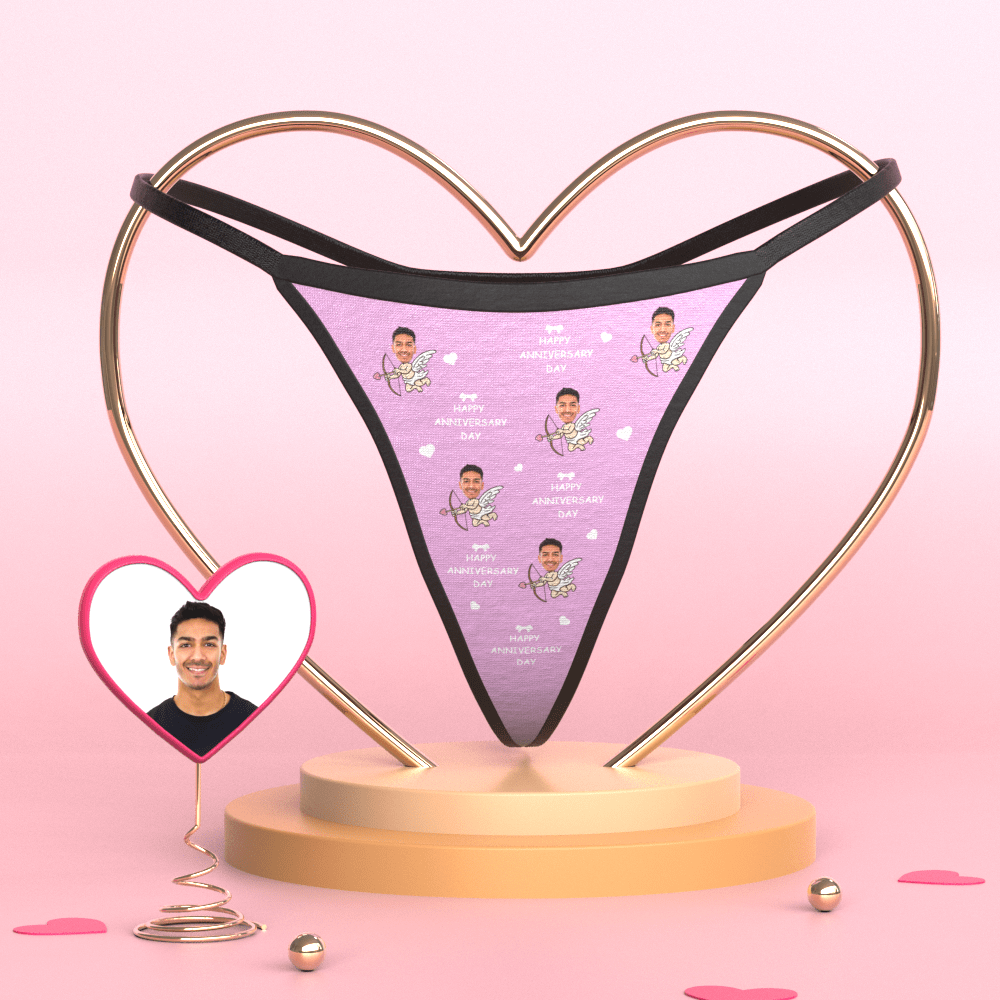 Custom Thong Underwear Personalized Thong Valentines Day Gifts For Her
