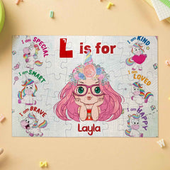 Custom Name Puzzle for Kids Christmas Gift Birthday Gift