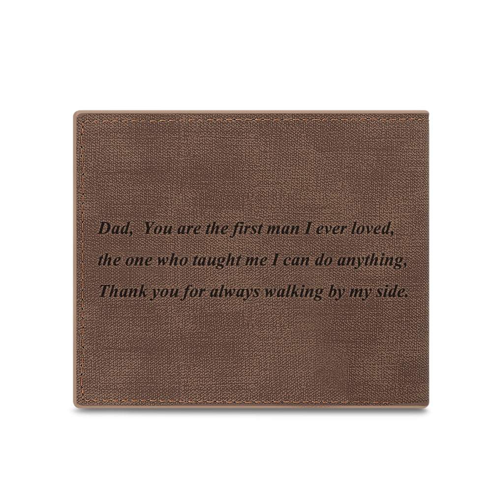 Handcrafted grey wallet detail showing stitching and textured finish, durable personalised photo wallet craftsmanship