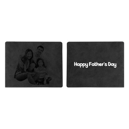 Personalised Photo Wallets Custom Text Mens Wallet With Picture Father's Day Gifts For Men