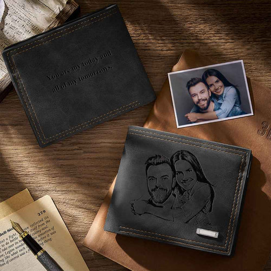 Personalized Photo Frame Engraved Men's Memorial Gifts Valentines Gift