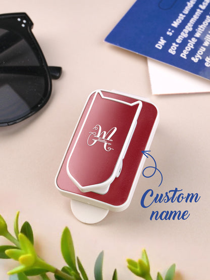 Personalised Car Sunglasses Holder – Custom Name Sun Visor Clip