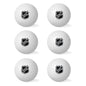 Close‑up of a custom printed golf ball showing crisp personalised text and logo — ideal for bespoke golf gifts and branded corporate giveaways (set of 6 personalised golf balls)