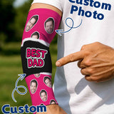Custom Face Photo Arm Sleeves Summer Gift Birthday Gift