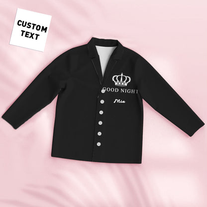 Personalised engraved lattice pyjamas with custom face print — soft unisex photo pyjamas, ideal personalised sleepwear gift