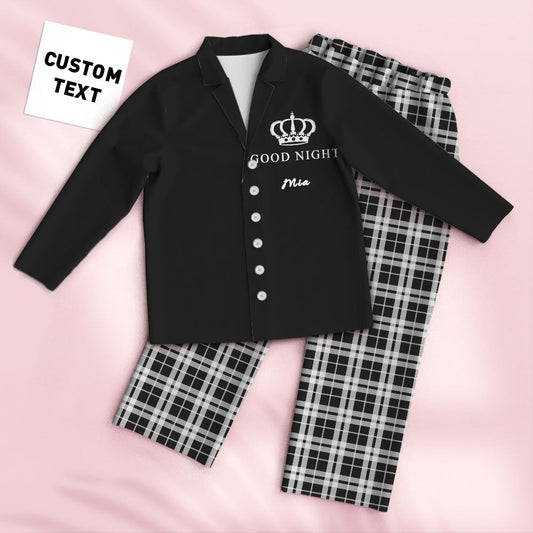 Personalised engraved lattice pyjamas with custom face print — soft unisex photo pyjamas, ideal personalised sleepwear gift