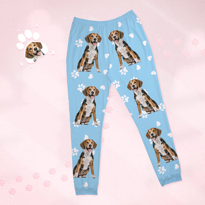Personalised Pet Photo & Name Pyjamas – fabric texture close-up showing soft 95% polyester 5% spandex knit on women's pyjamas