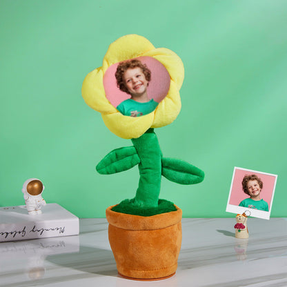 Custom Photo Dancing Plant Recording Music Sunflower Toy