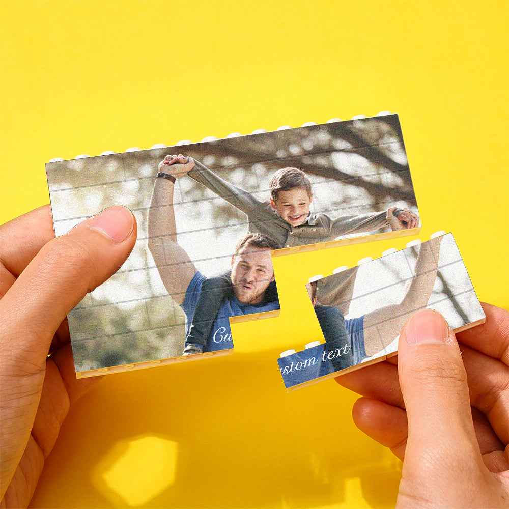 Personalized Gift Custom Building Brick Photo Block Personalised Brick Puzzles Gift for Mom