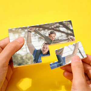 Personalized Gift Custom Building Brick Photo Block Personalised Brick Puzzles Gift for Mom