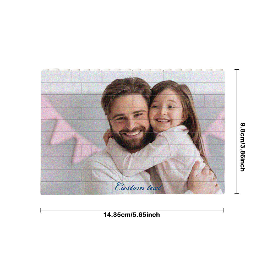 Personalised Building Brick Photo Block | Custom Puzzle Gift for Loved Ones