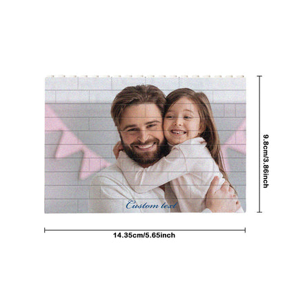 Personalised Building Brick Photo Block | Custom Puzzle Gift for Loved Ones