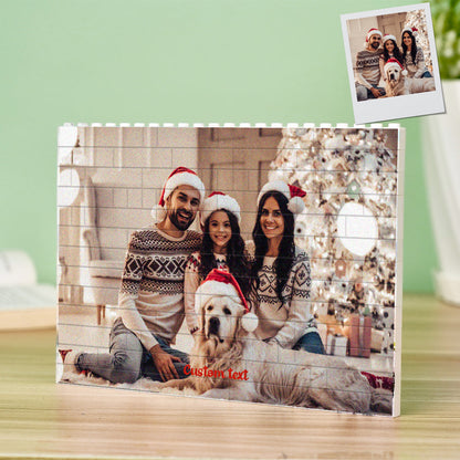 Personalised Building Brick Photo Block | Custom Puzzle Gift for Loved Ones