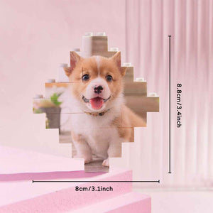 Photo Building Bricks Personalised Block Lozenge Shape