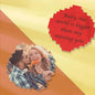 Personalised photo brick puzzle showing engraved text sample — add names, dates or quotes for a meaningful custom gift