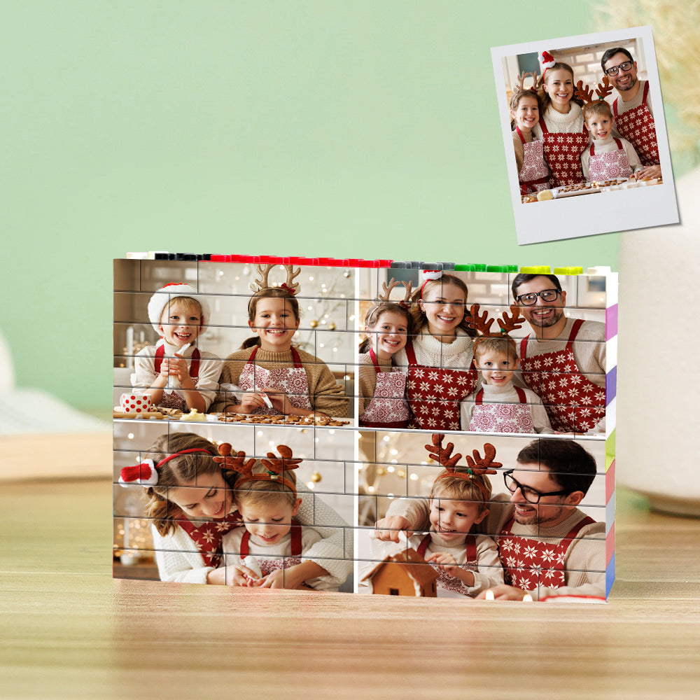 Scale and dimensions of personalised PVC photo block (12.8 × 9.8 × 1.6 cm) — compact keepsake, ideal for desks or shelves
