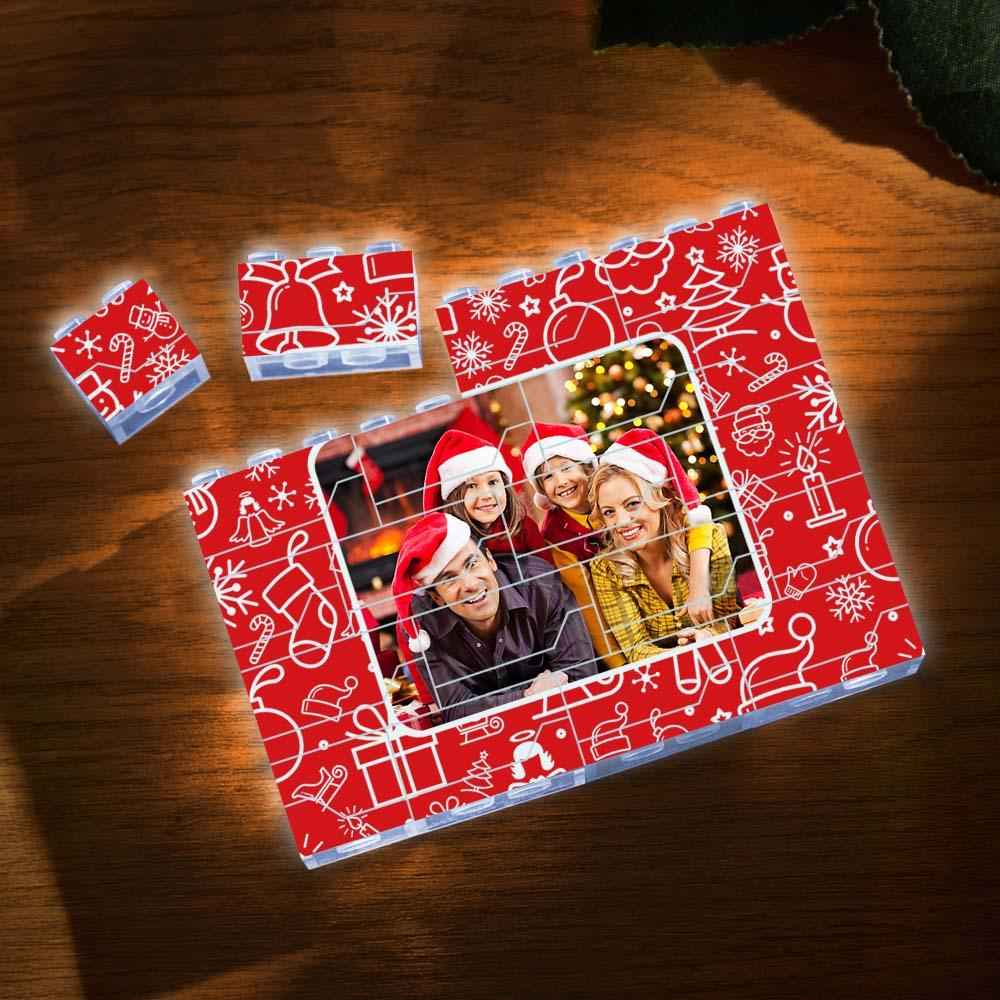 Custom Photo Building Brick Light Up Building Bricks Multicolor LED Light Brick Gift for Him