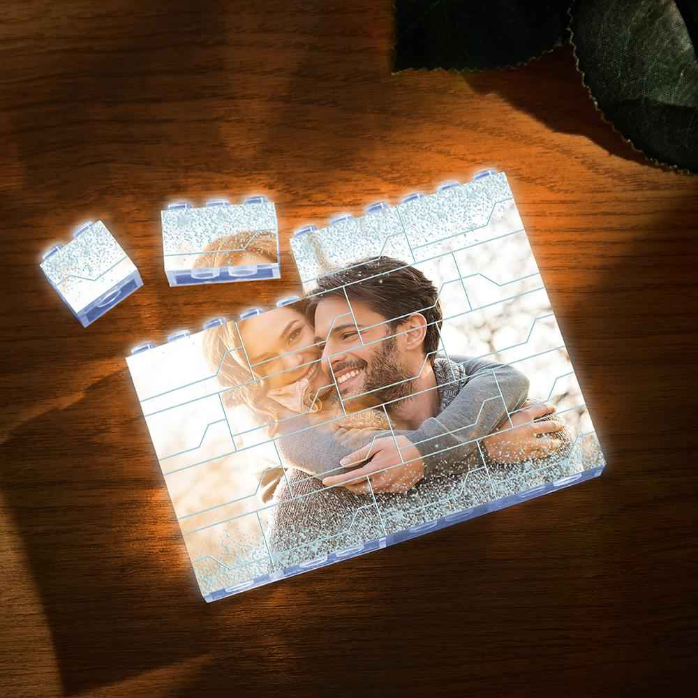 Lego Photo Brick Custom LED Light Building Brick - Personalised Light Up Photo Frame