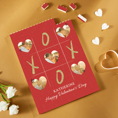 Personalised Photo Building Block Puzzle | Bespoke Valentine's Gift | XOXO Design