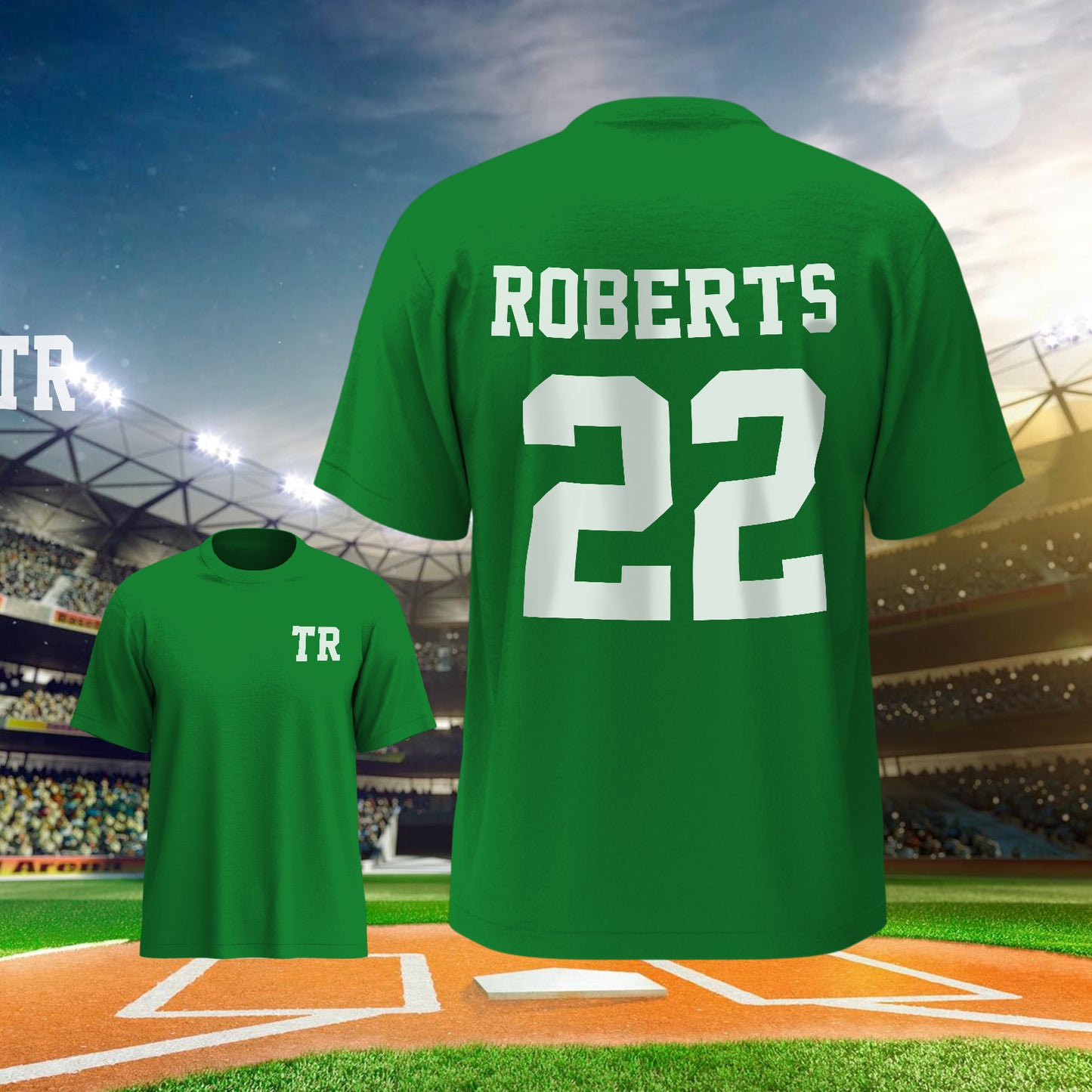 Packaging and dispatch-ready personalised football T-shirt — quality inspection complete before shipping to customer