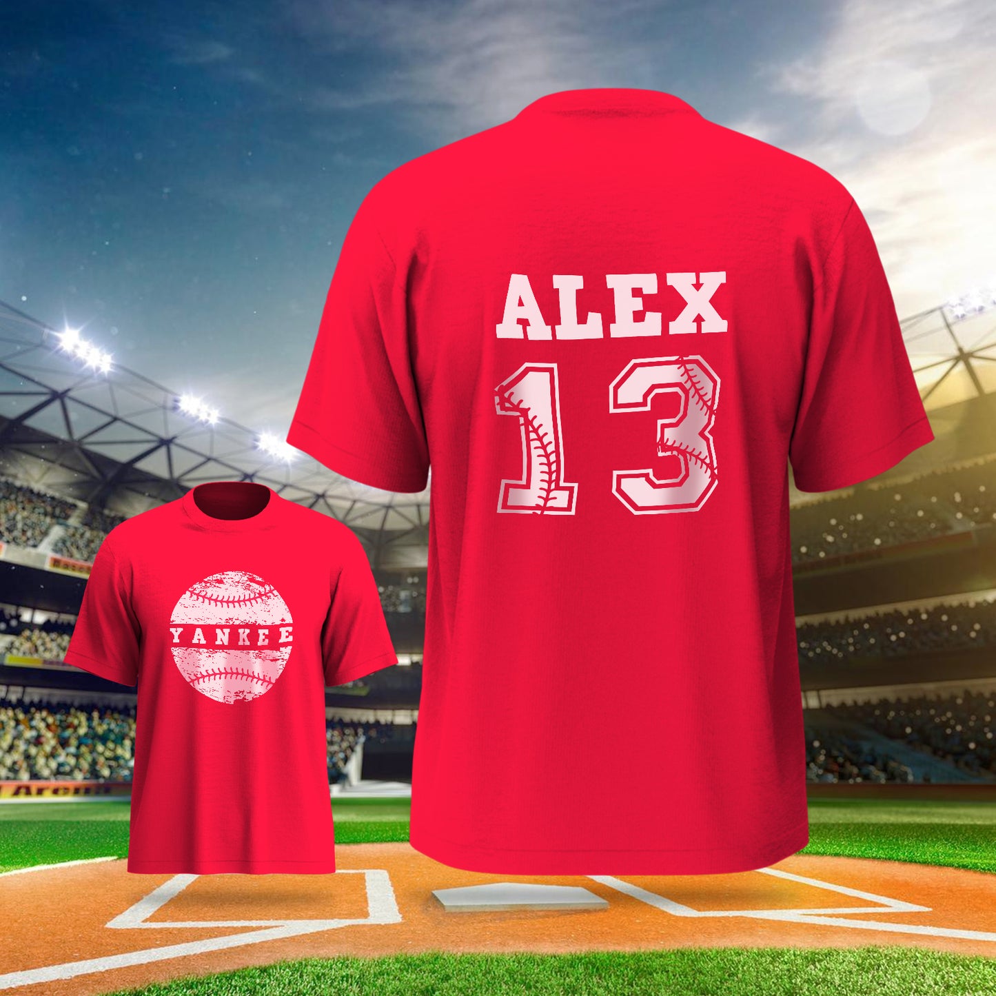 Milkfiber fabric texture close-up — soft, breathable personalised baseball T-shirt
