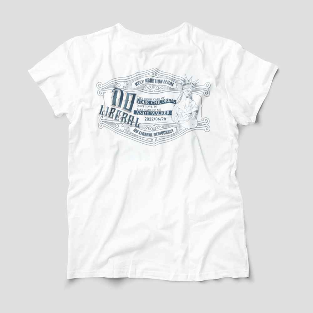 Custom T-Shirts for Women Engraved Name Liberty will be busy taking care of children Feminist T-shirt Gifts for Her