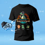 Personalised 'Don't Mess With Papasaurus' Engraved T-Shirt | Unique Dad Gift